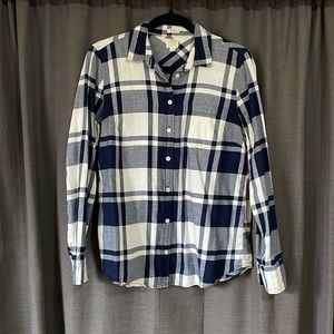 J. Crew boy fit plaid button down